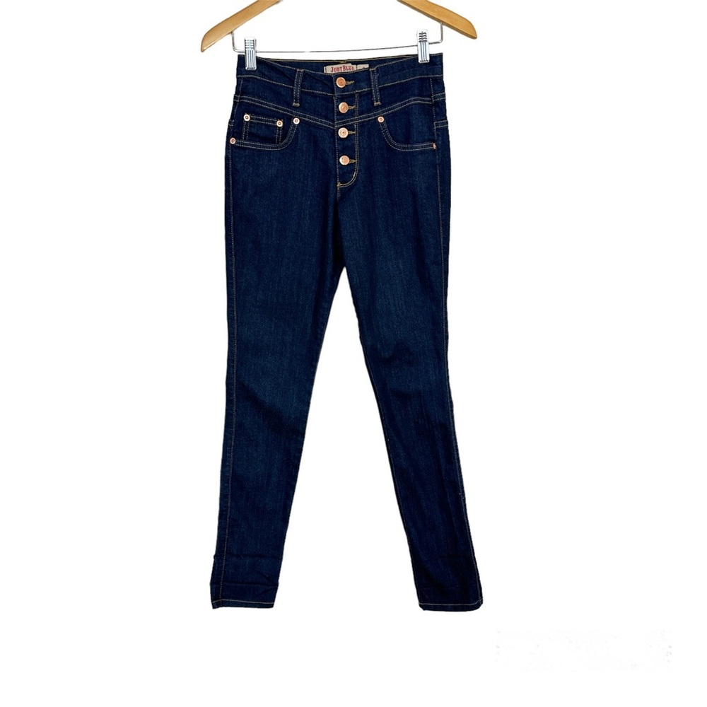 Judy Blue Denim High Waist Skinny Dark Blue Stretch‎ Jeans Women’s Sz 3 JB/ 2 US
